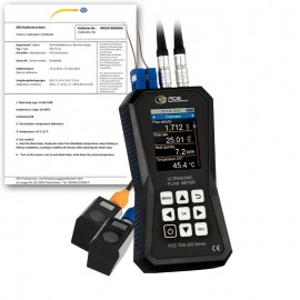 Caudalímetro ultrasónico PCE-TDS 200+ S-ICA incl. certificado calibración