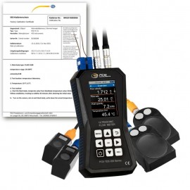 Caudalímetro ultrasónico PCE-TDS 200+ SL-ICA incl. certificado calibración