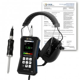 Vibrómetro PCE-VT 3750S-ICA incl. certificado de calibración ISO
